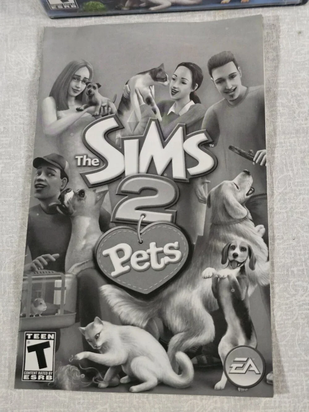 The Sims 2 Pets PS2 PlayStation 2 2005 Complete W/ Manual CIB Disc Good Tested